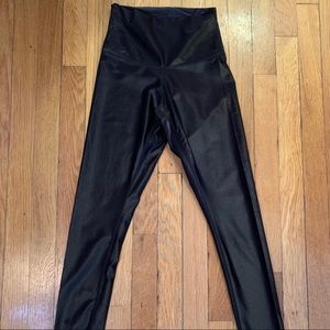DYI high shine black leggings